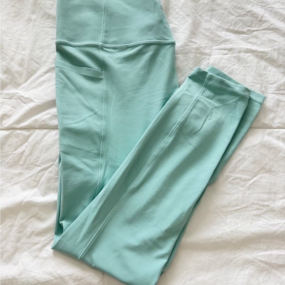 Athleta Mint Green High-Rise Performance Leggings
